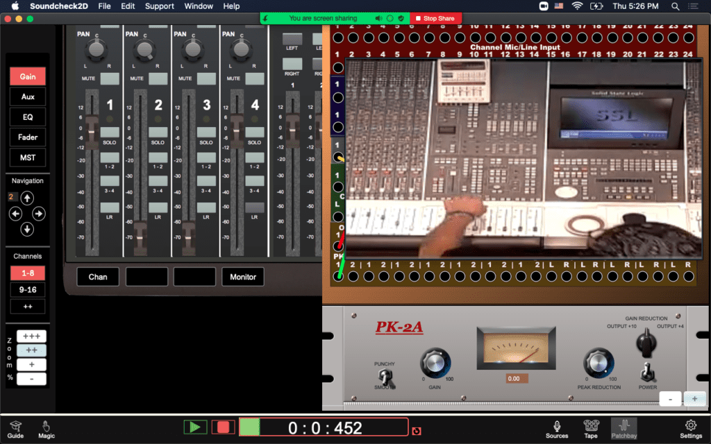 Distance and online audio learning