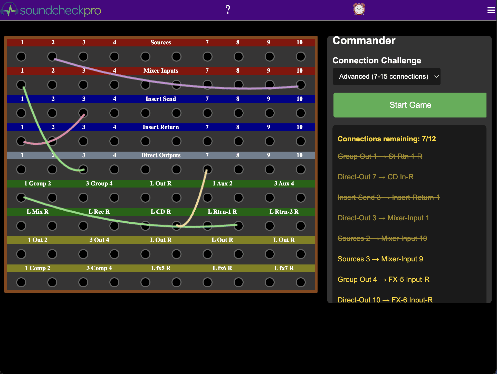 Audio Patchbay Commander Web App