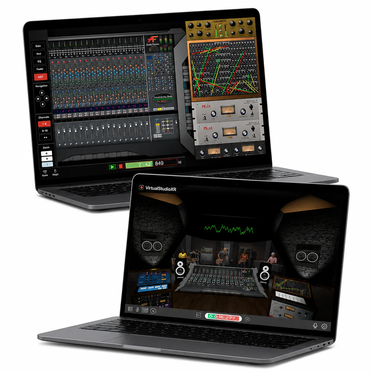 SoundcheckPro and VirtualStudioXR — flight simulators for audio education
